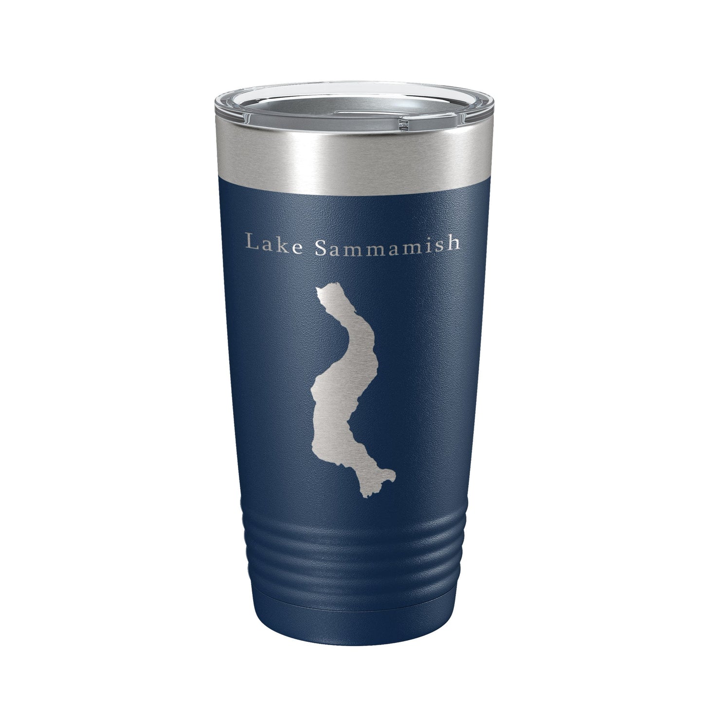 Lake Sammamish Map Tumbler Travel Mug Insulated Laser Engraved Coffee Cup Washington 20 oz-2
