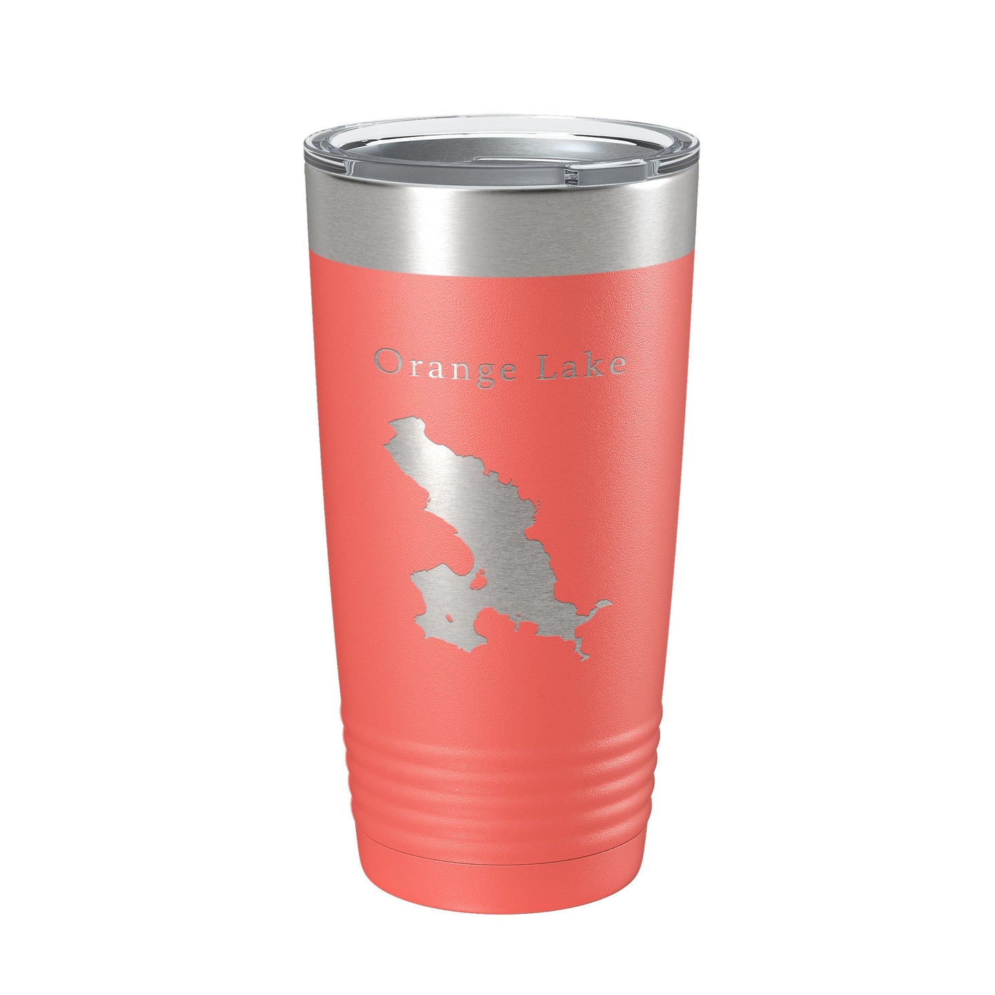 Orange Lake Map Tumbler Travel Mug Insulated Laser Engraved Coffee Cup Florida 20 oz-20
