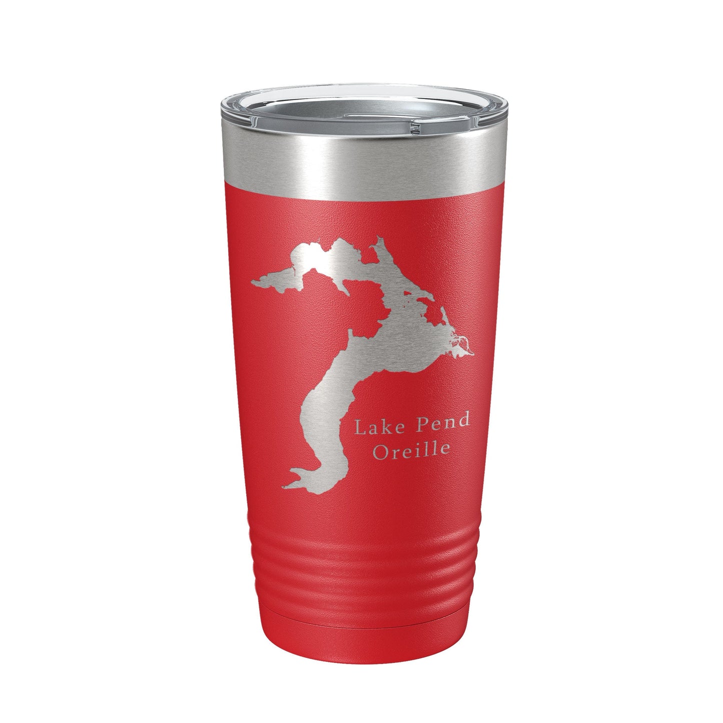 Lake Pend Oreille Map Tumbler Travel Mug Insulated Laser Engraved Coffee Cup Idaho 20 oz-10