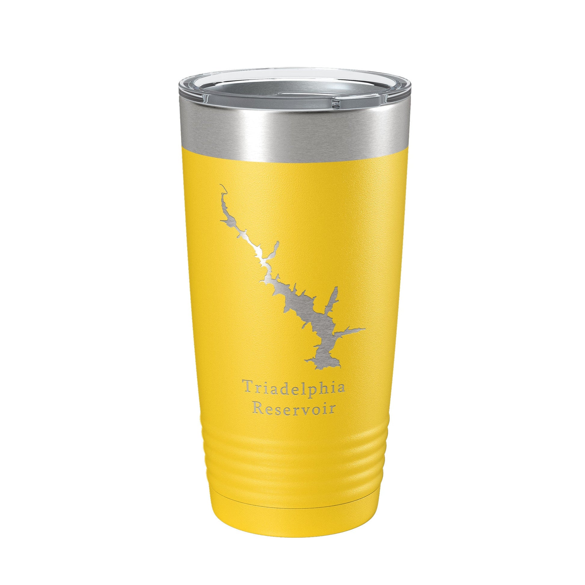 Triadelphia Reservoir Tumbler Lake Map Travel Mug Insulated Laser Engraved Coffee Cup Maryland 20 oz-4