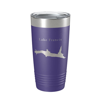 Lake Francis Map Tumbler Travel Mug Insulated Laser Engraved Coffee Cup New Hampshire 20 oz-15