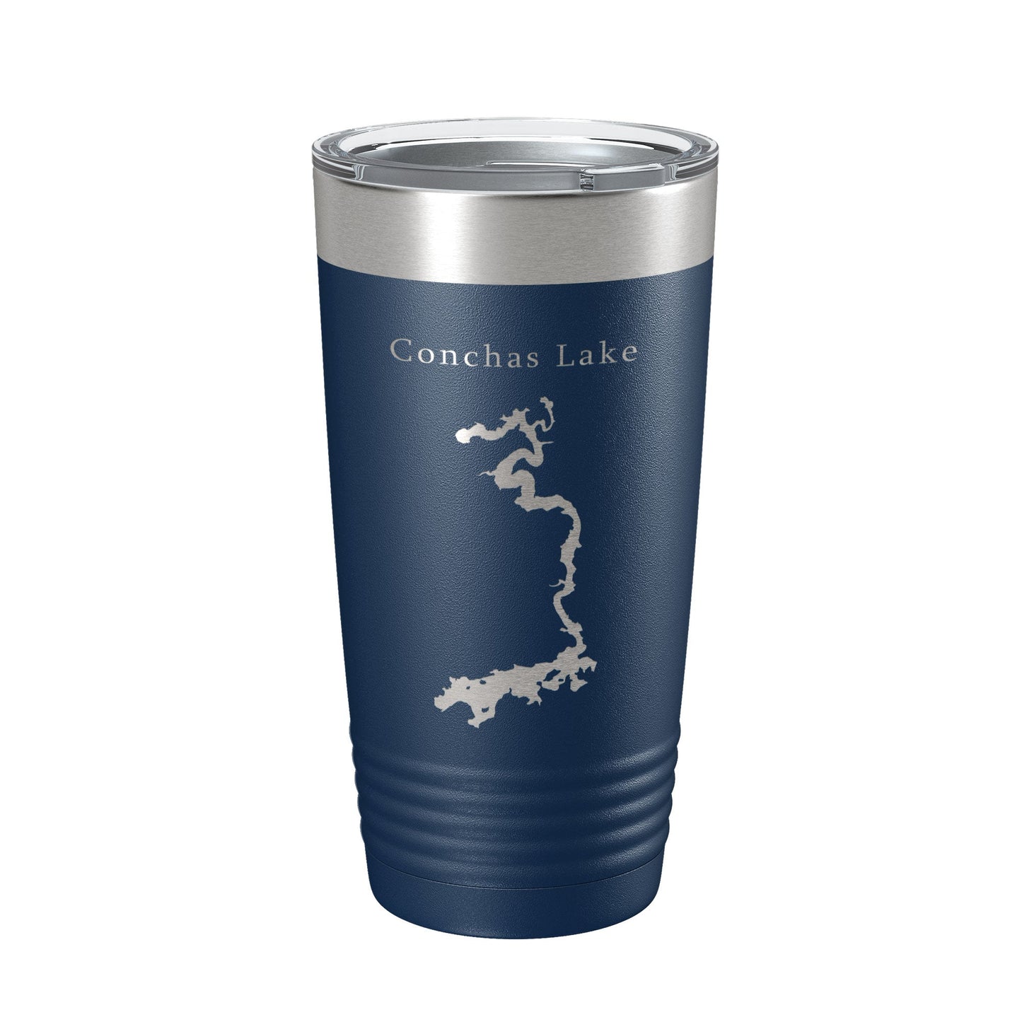 Conchas Lake Map Tumbler Travel Mug Insulated Laser Engraved Coffee Cup New Mexico 20 oz-8