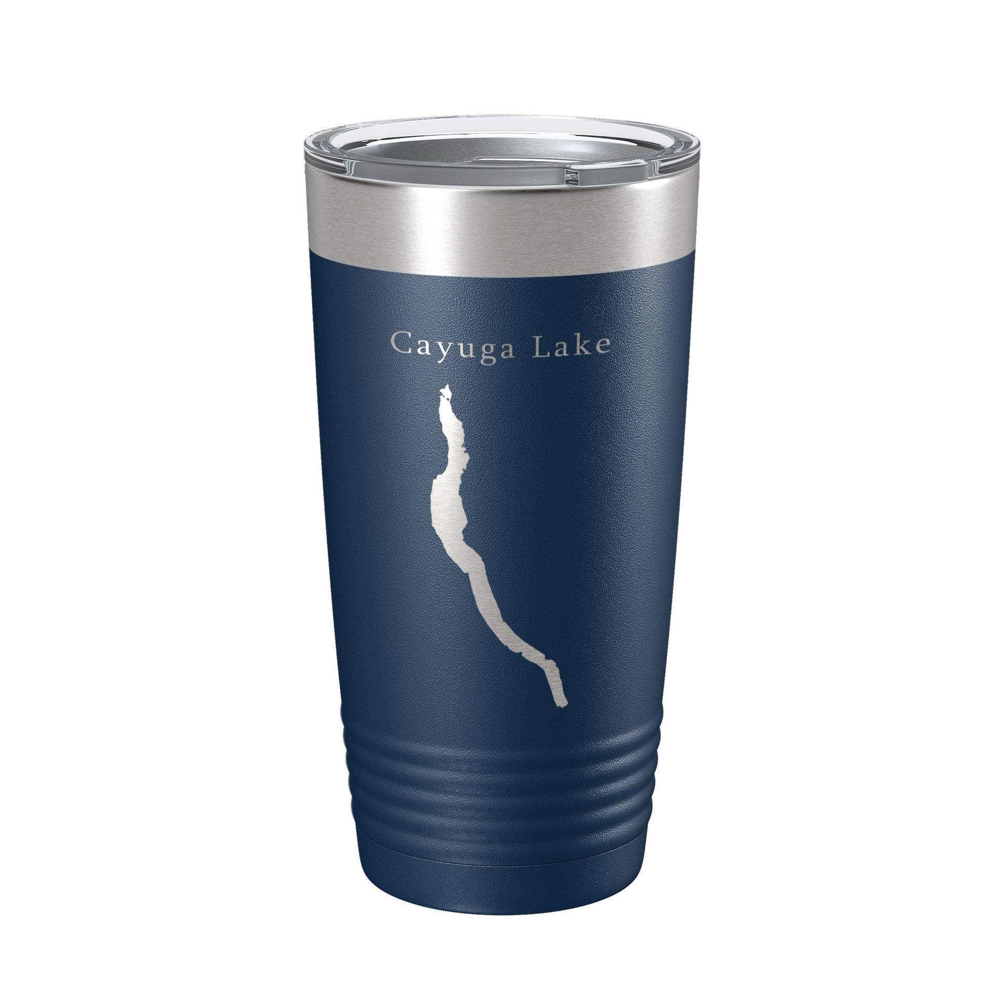 Cayuga Lake Map Tumbler Travel Mug Insulated Laser Engraved Coffee Cup New York 20 oz-2