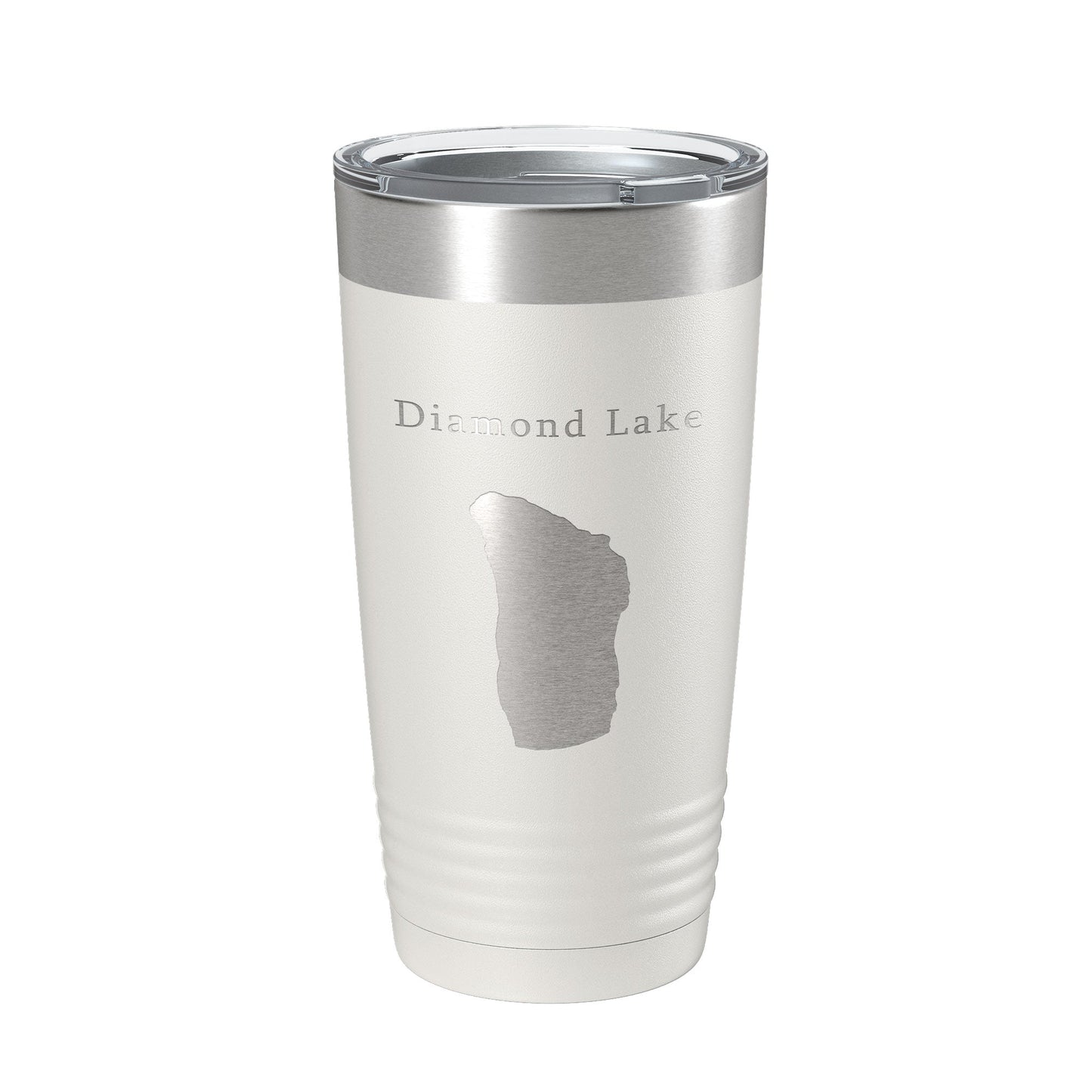 Diamond Lake Map Tumbler Travel Mug Insulated Laser Engraved Coffee Cup Oregon 20 oz-7