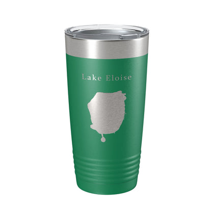 Lake Eloise Map Tumbler Travel Mug Insulated Laser Engraved Coffee Cup Florida 20 oz-9