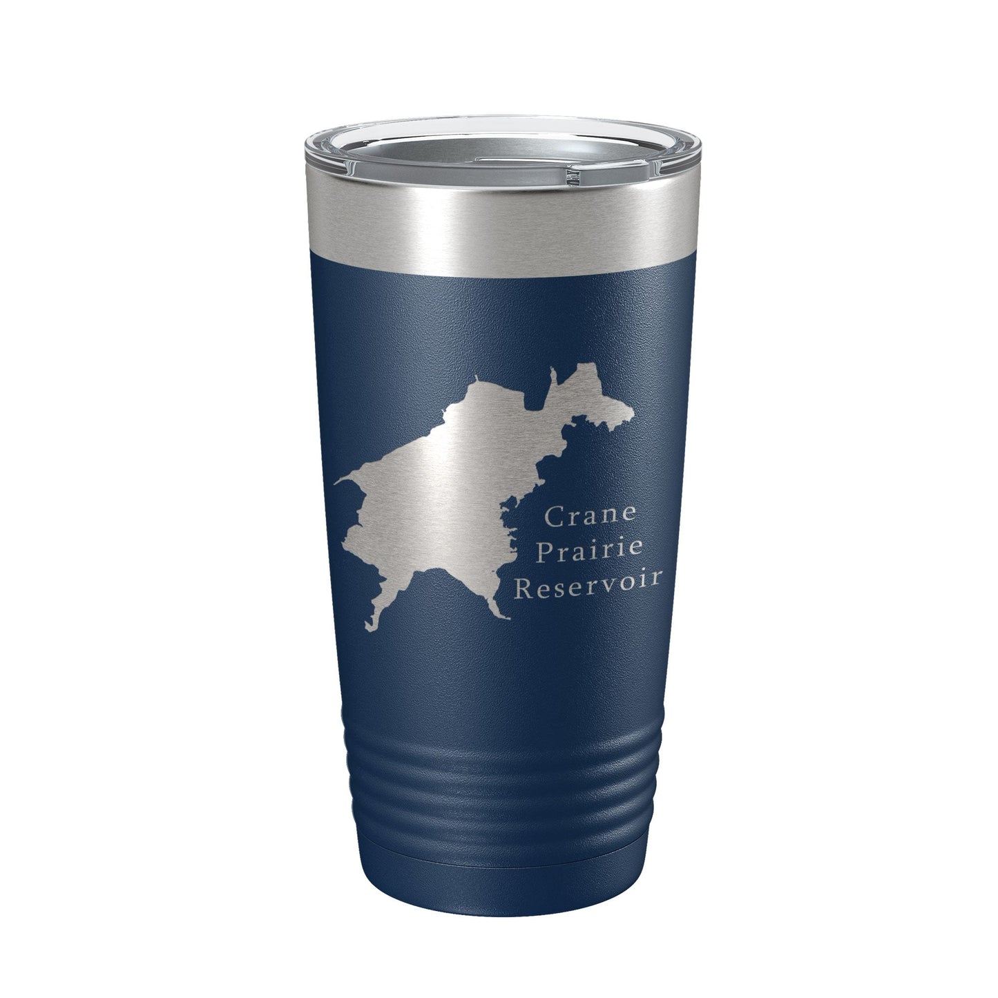 Crane Prairie Reservoir Tumbler Lake Map Travel Mug Insulated Laser Engraved Coffee Cup Oregon 20 oz-8