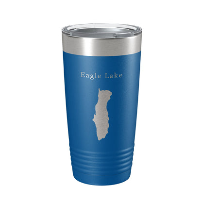 Eagle Lake Map Tumbler Travel Mug Insulated Laser Engraved Coffee Cup Acadia Maine 20 oz-6