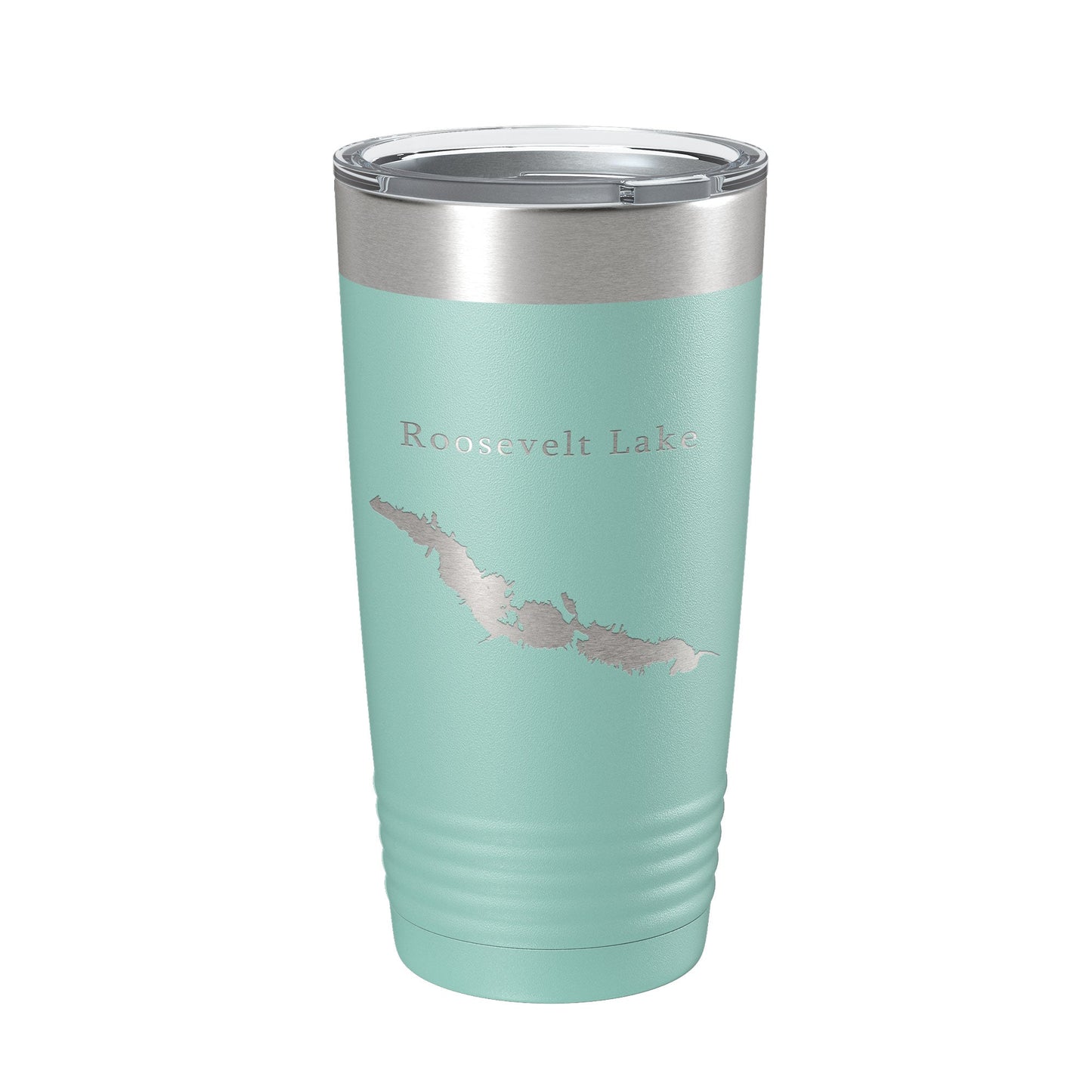 Theodore Roosevelt Lake Map Tumbler Travel Mug Insulated Laser Engraved Coffee Cup Arizona 20 oz-12