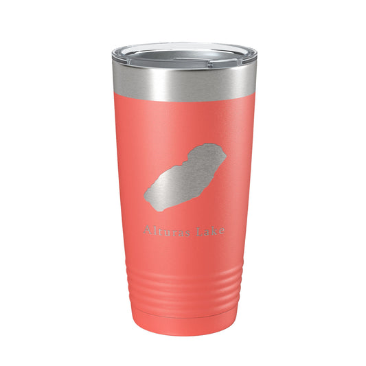 Alturas Lake Map Tumbler Travel Mug Insulated Laser Engraved Coffee Cup Idaho 20 oz-20
