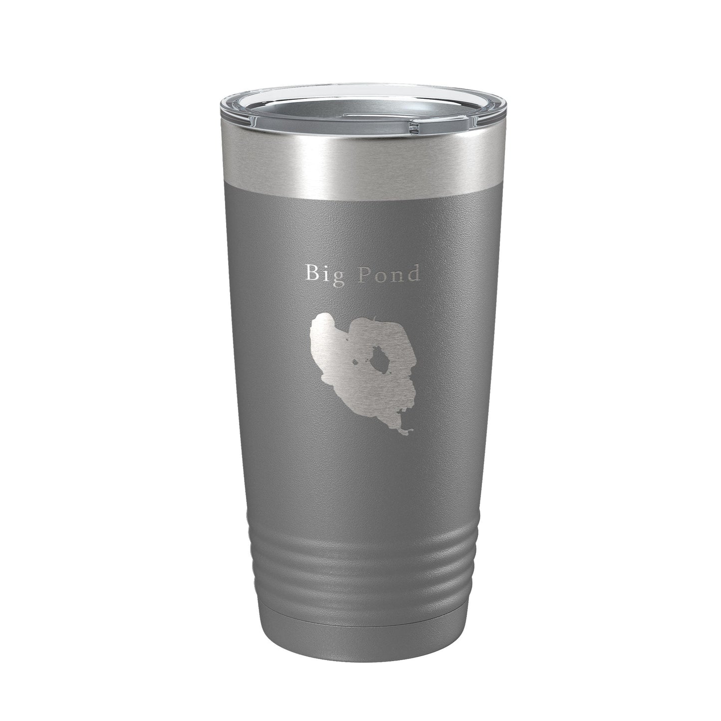 Big Pond Tumbler Lake Map Travel Mug Insulated Laser Engraved Coffee Cup Massachusetts 20 oz-16