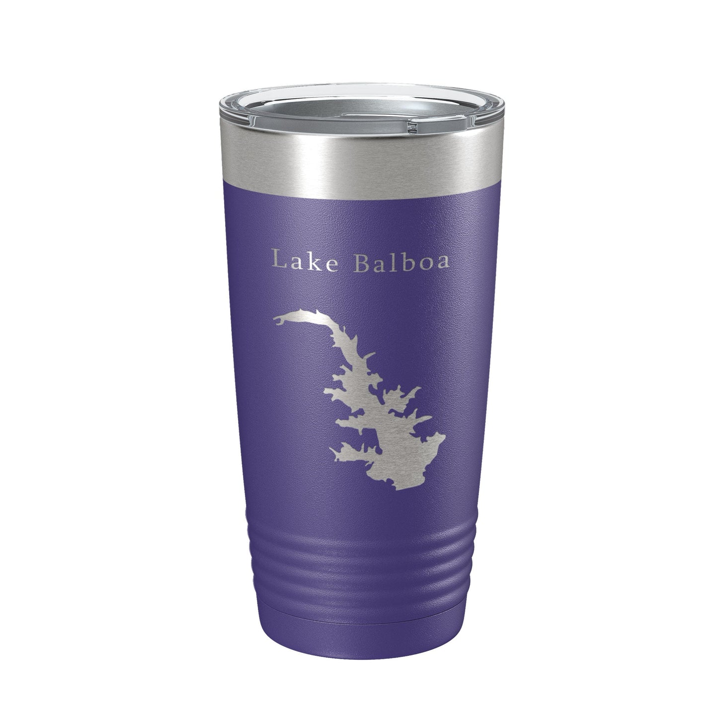 Lake Balboa Map Tumbler Travel Mug Insulated Laser Engraved Coffee Cup Hot Springs Village Arkansas 20 oz-15