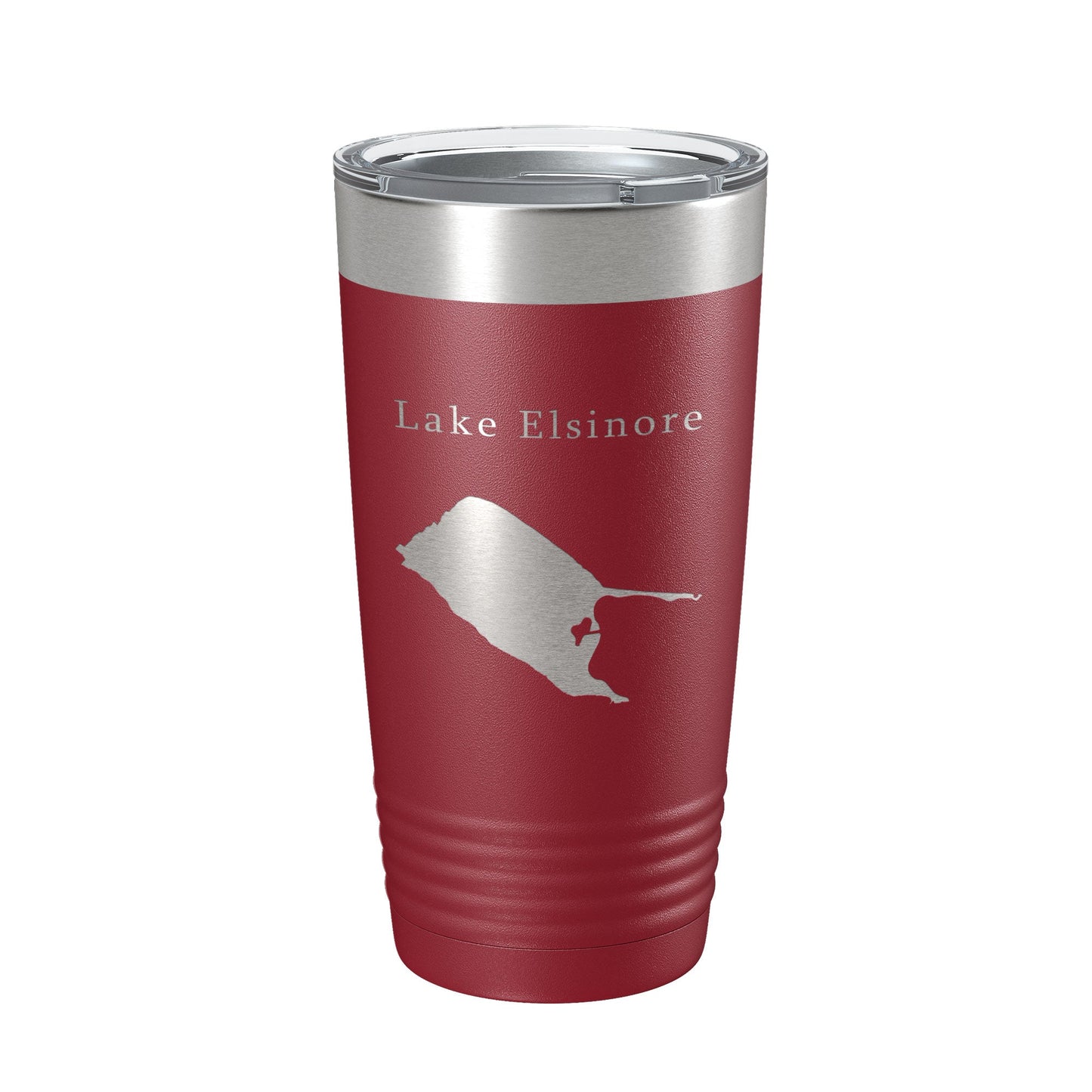 Lake Elsinore Map Tumbler Travel Mug Insulated Laser Engraved Coffee Cup California 20 oz-18
