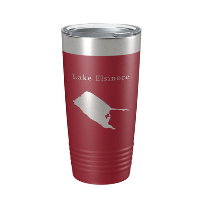 Lake Elsinore Map Tumbler Travel Mug Insulated Laser Engraved Coffee Cup California 20 oz-18