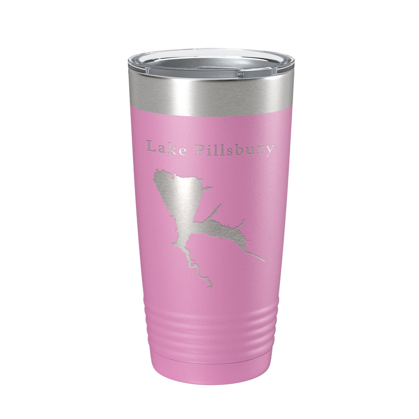 Lake Pillsbury Map Tumbler Travel Mug Insulated Laser Engraved Coffee Cup California 20 oz-14