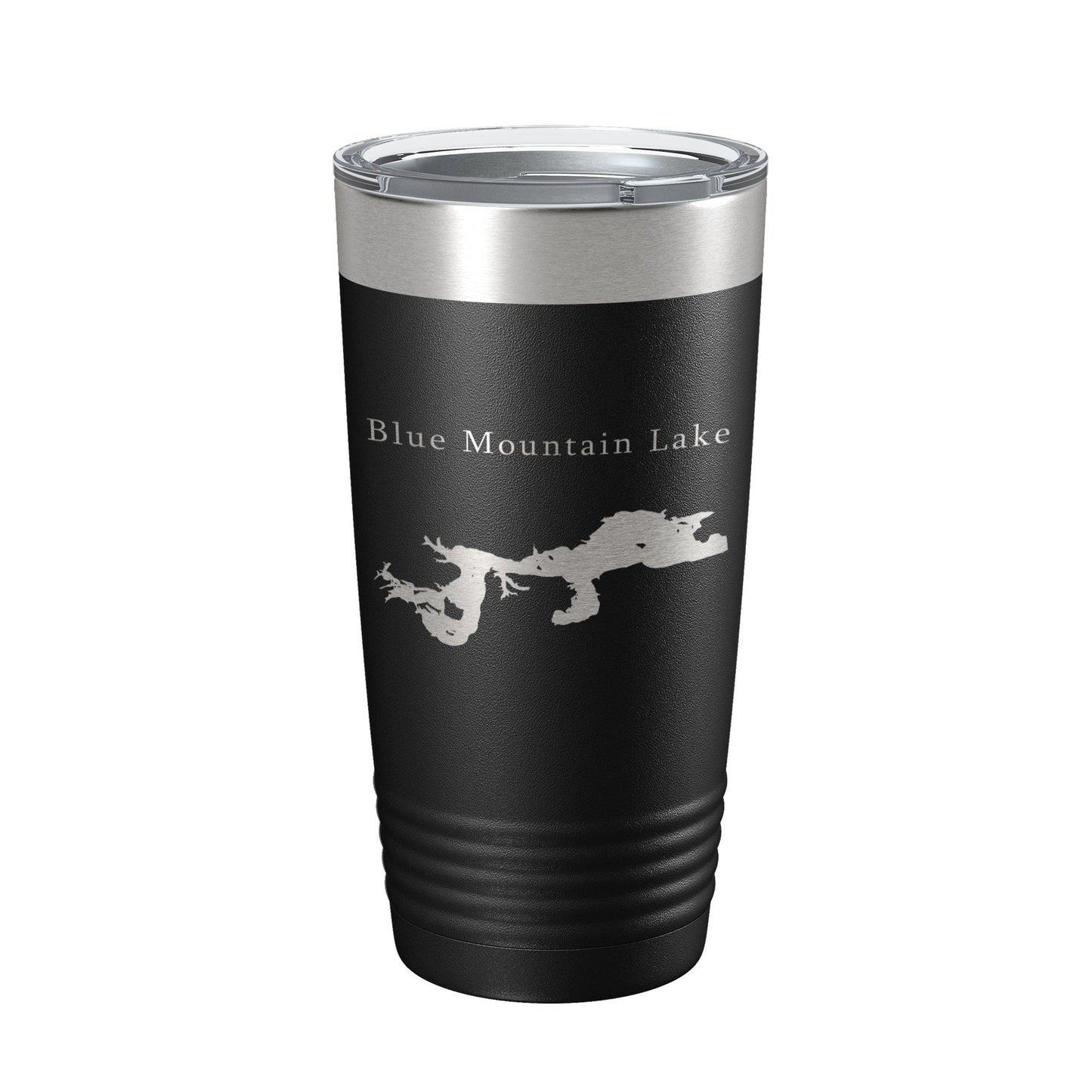Blue Mountain Lake Map Tumbler Travel Mug Insulated Laser Engraved Coffee Cup Arkansas 20 oz-5