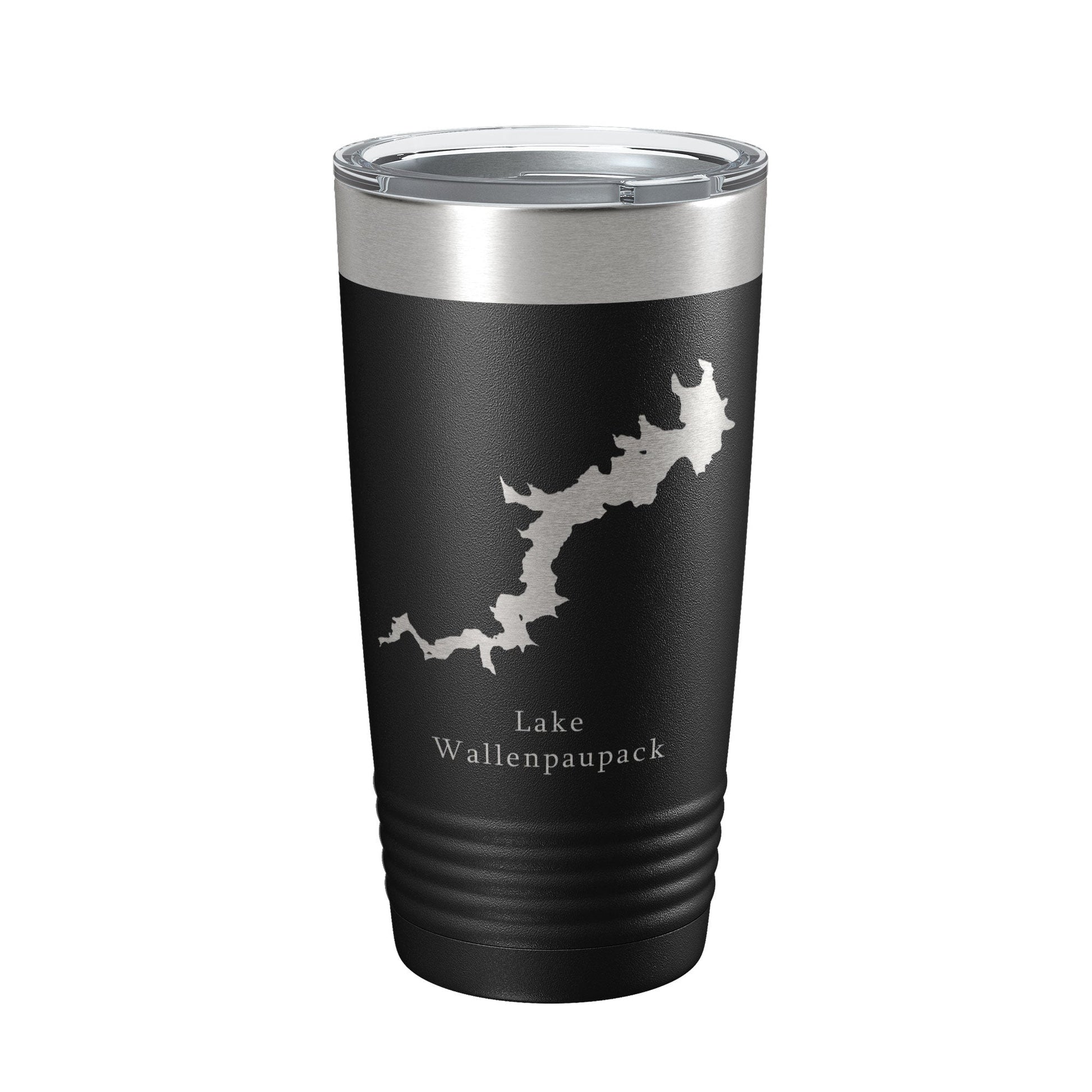 Lake Wallenpaupack Map Tumbler Travel Mug Insulated Laser Engraved Coffee Cup Pennsylvania 20 oz-0