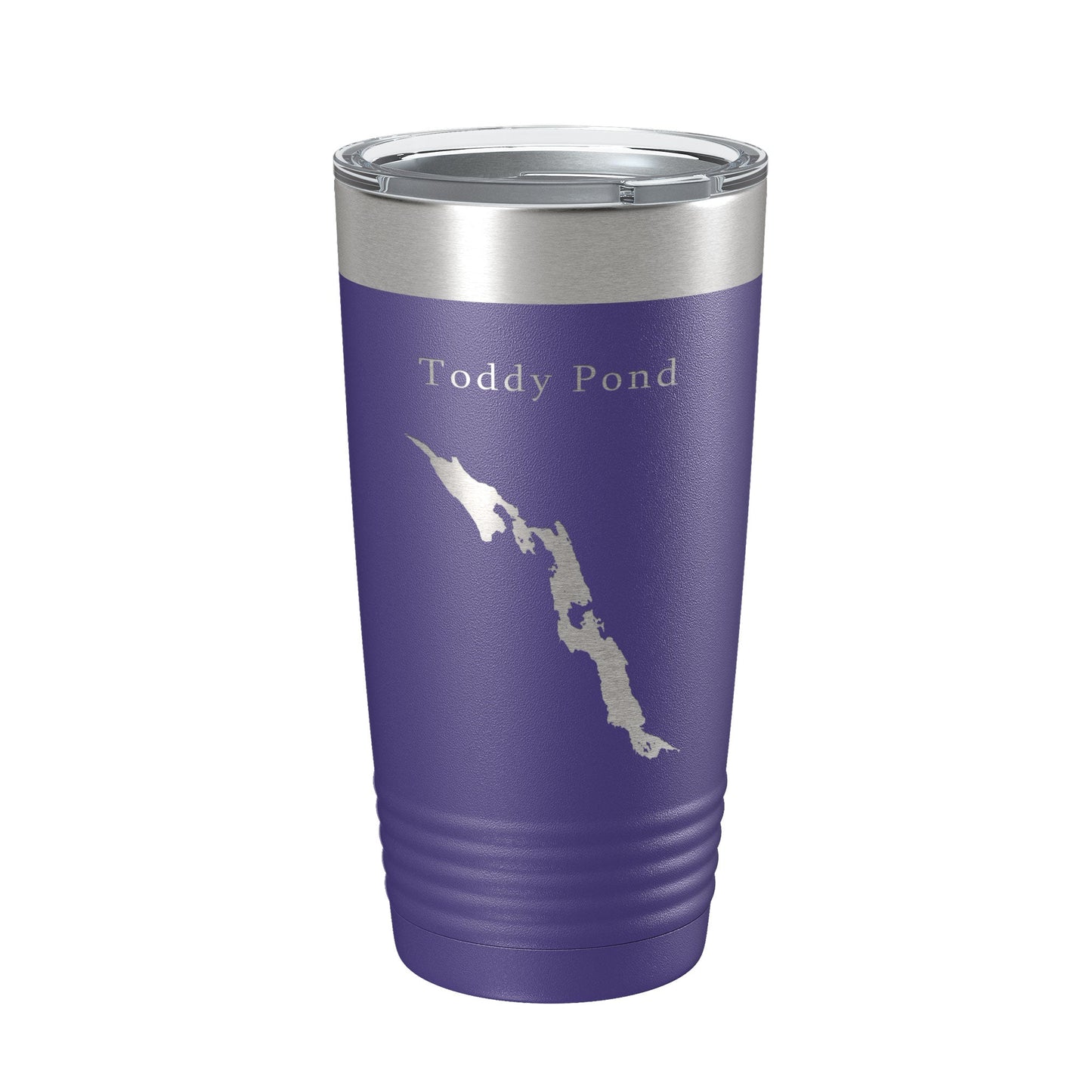 Toddy Pond Tumbler Lake Map Travel Mug Insulated Laser Engraved Coffee Cup Maine 20 oz-15