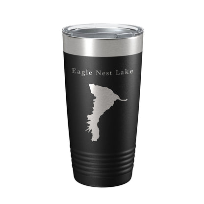 Eagle Nest Lake Map Tumbler Travel Mug Insulated Laser Engraved Coffee Cup New Mexico 20 oz-5