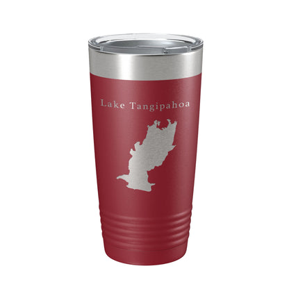 Lake Tangipahoa Map Tumbler Travel Mug Insulated Laser Engraved Coffee Cup Mississippi 20 oz-18