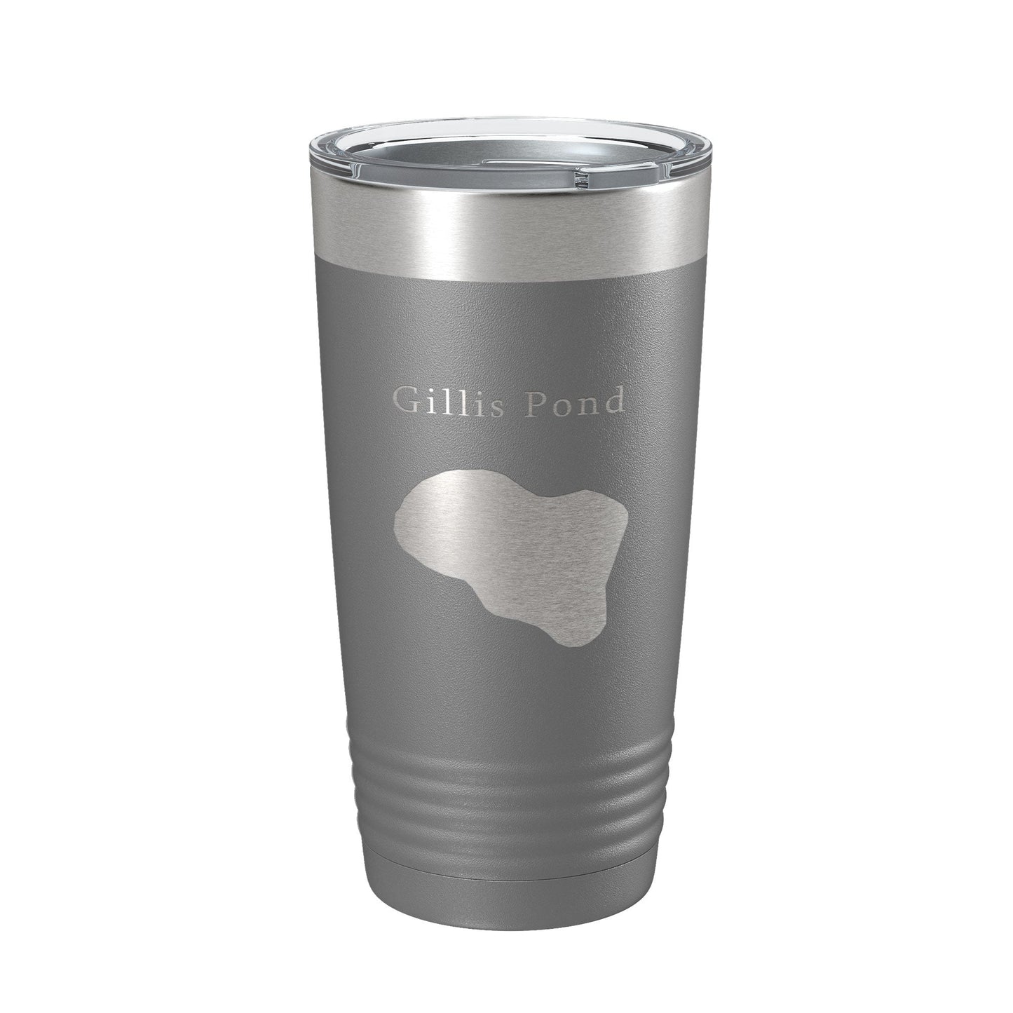 Gillis Pond Tumbler Lake Map Travel Mug Insulated Laser Engraved Coffee Cup Florida 20 oz-16