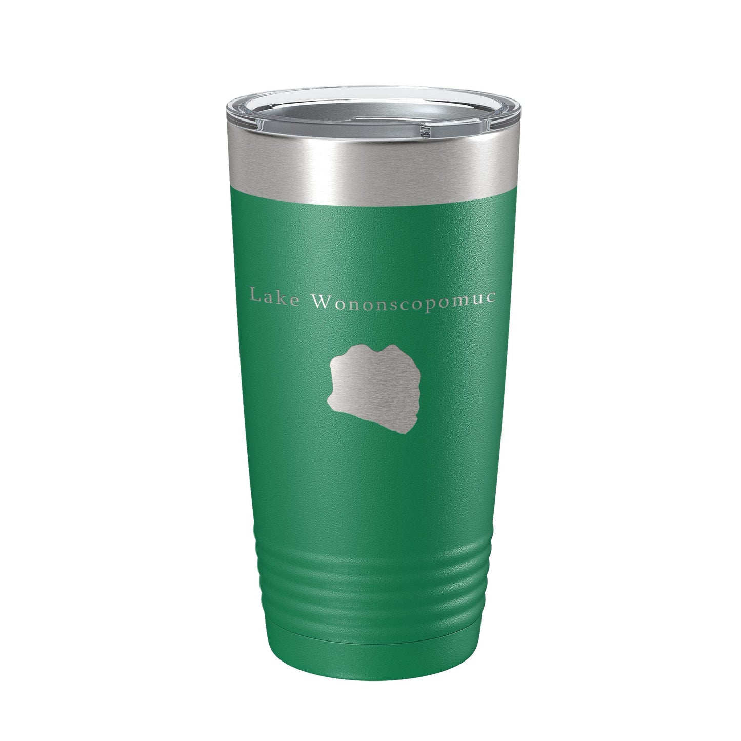Lake Wononscopomuc Map Tumbler Travel Mug Insulated Laser Engraved Coffee Cup Connecticut 20 oz-9