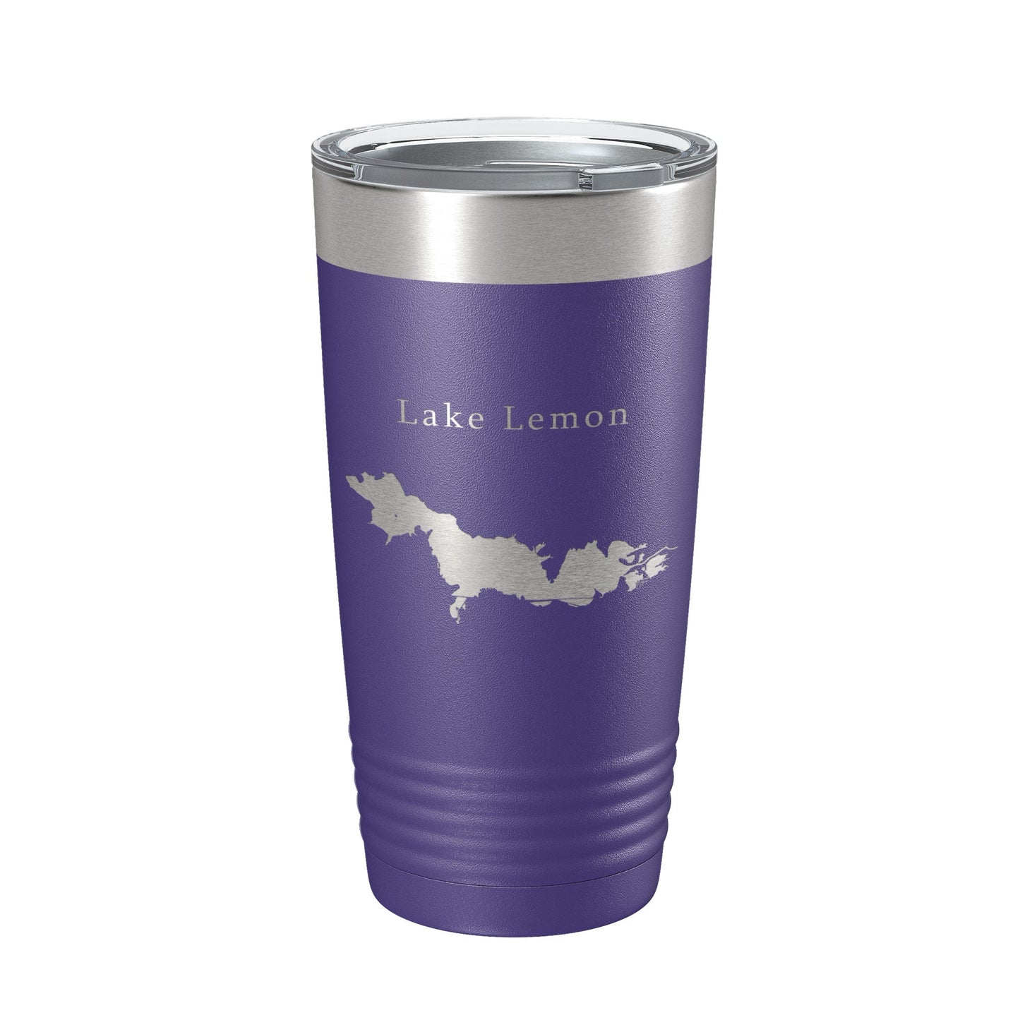 Lake Lemon Map Tumbler Travel Mug Insulated Laser Engraved Coffee Cup Indiana 20 oz-15