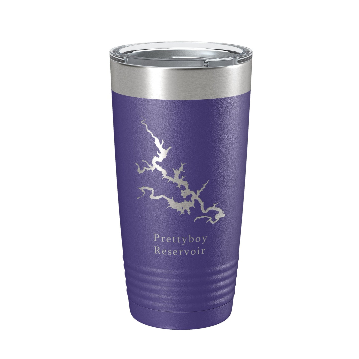 Prettyboy Reservoir Tumbler Lake Map Travel Mug Insulated Laser Engraved Coffee Cup Maryland 20 oz-15
