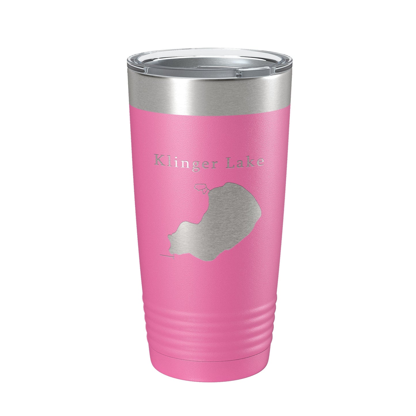 Klinger Lake Map Tumbler Travel Mug Insulated Laser Engraved Coffee Cup Michigan 20 oz-11