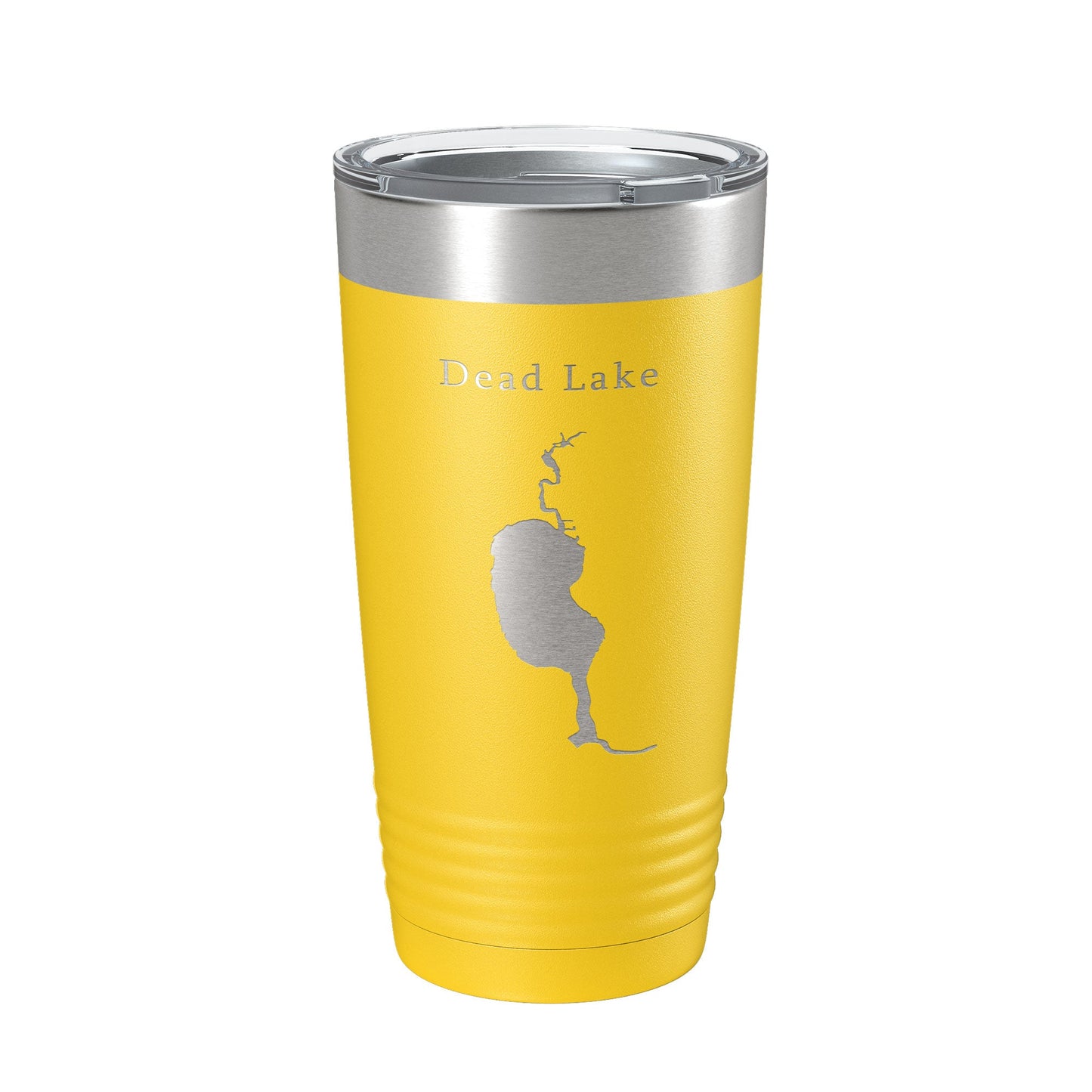 Dead Lake Map Tumbler Travel Mug Insulated Laser Engraved Coffee Cup Florida 20 oz-4