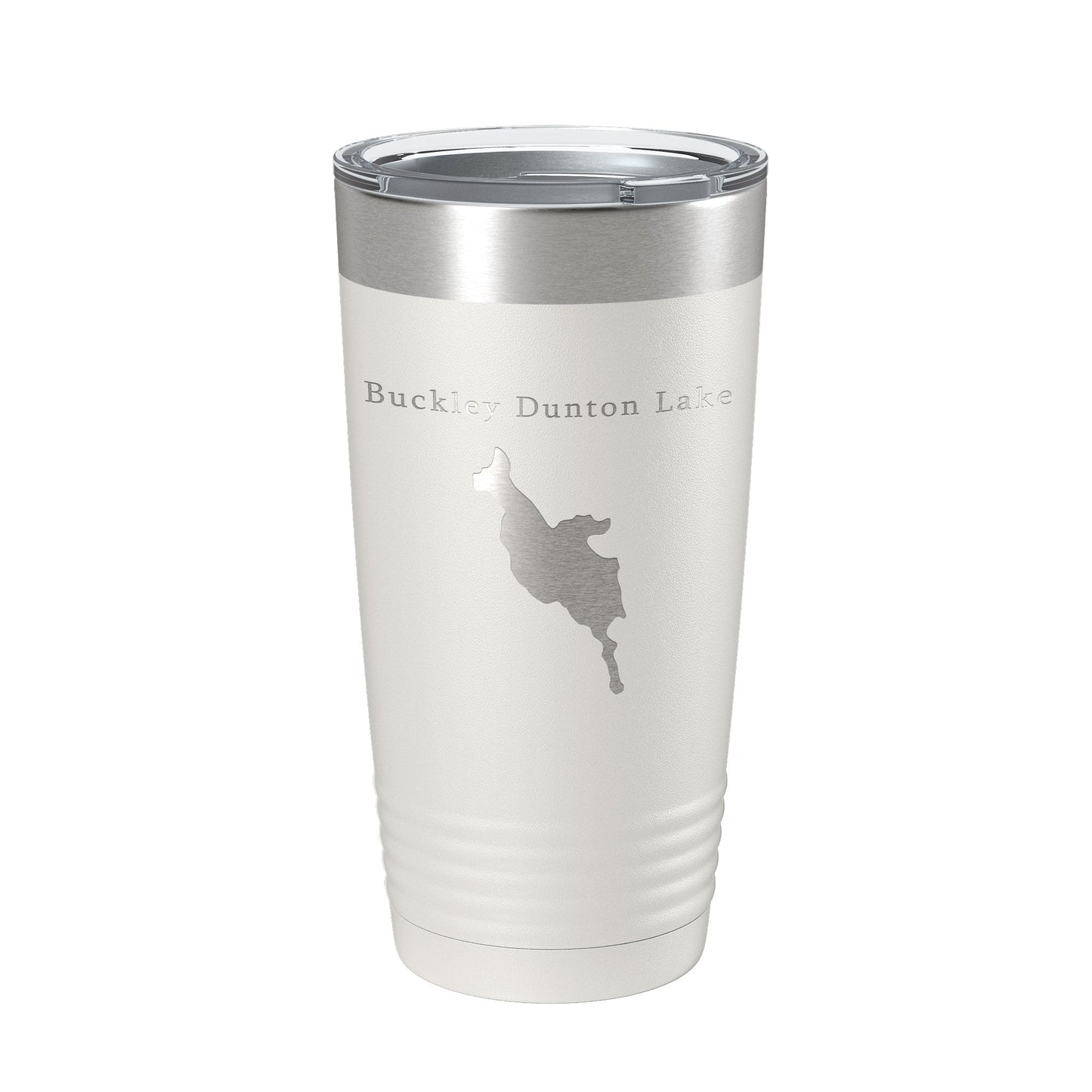 Buckley Dunton Lake Map Tumbler Travel Mug Insulated Laser Engraved Coffee Cup Massachusetts 20 oz-7
