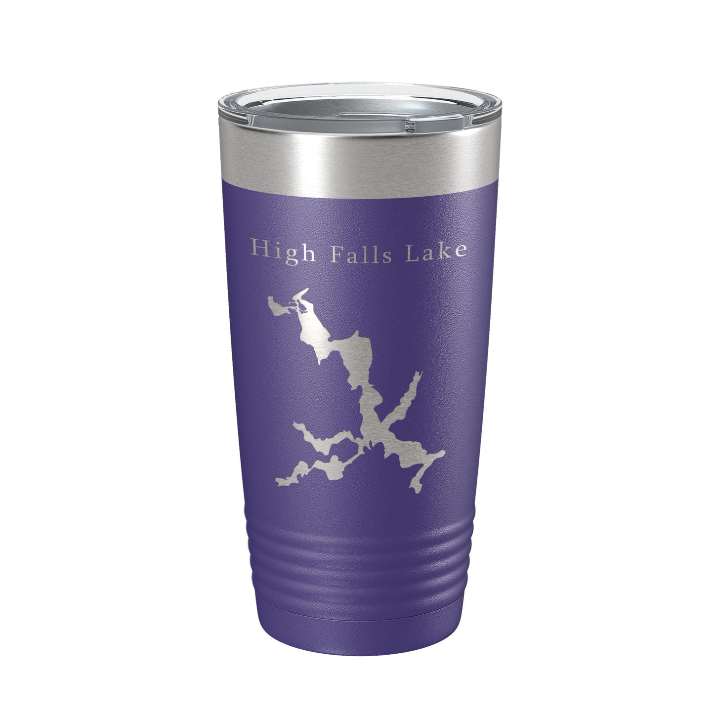 High Falls Lake Map Tumbler Travel Mug Insulated Laser Engraved Coffee Cup Georgia 20 oz-15