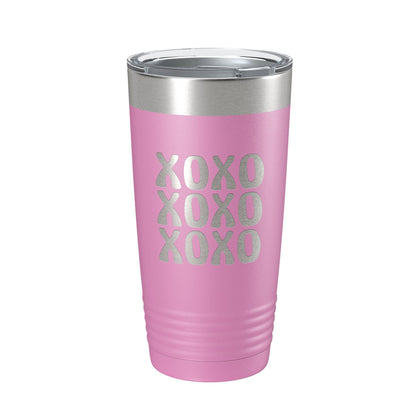 XOXO Tumbler Hugs And Kisses Travel Mug Insulated Laser Engraved Coffee Cup 20 oz-14