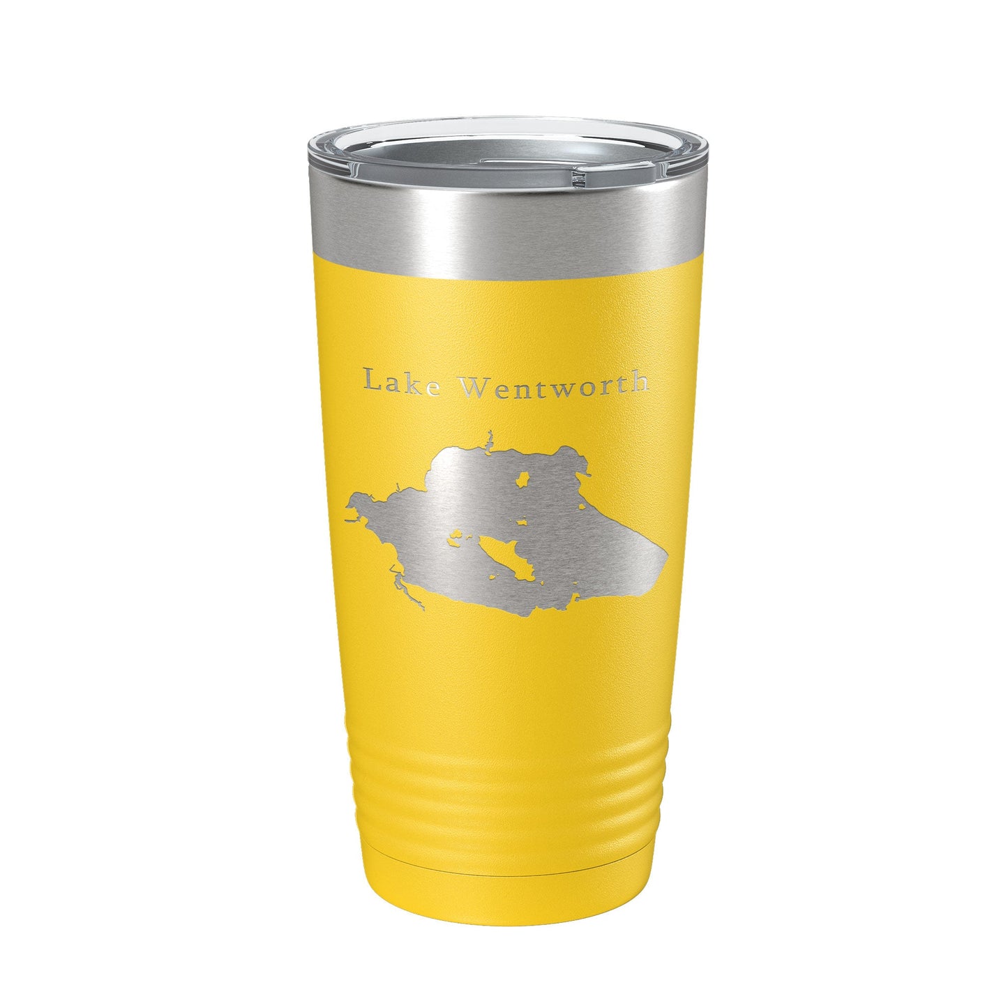 Lake Wentworth Map Tumbler Travel Mug Insulated Laser Engraved Coffee Cup New Hampshire 20 oz-4