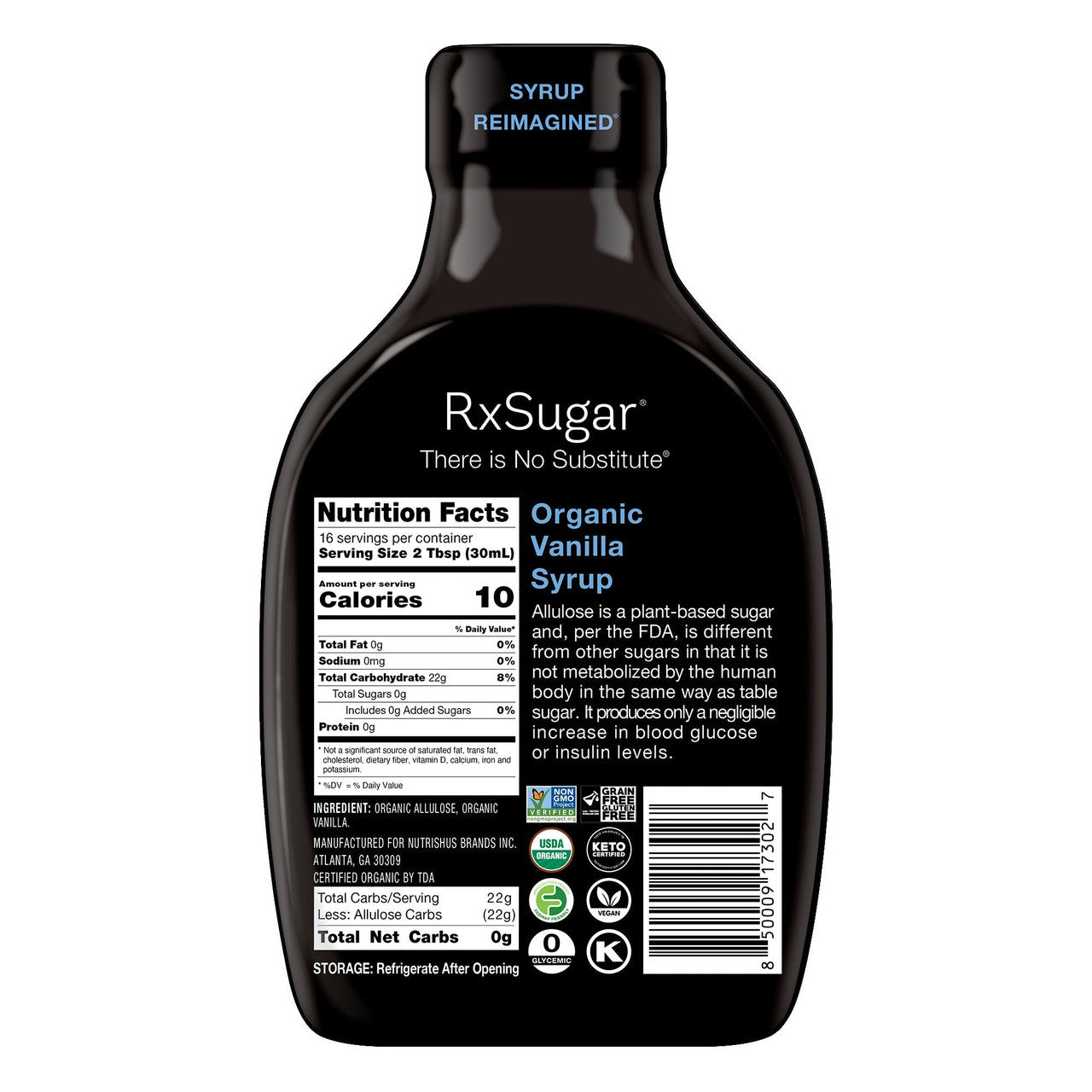 OG2 RX SYRUP VANILLA (6x16.00)-2