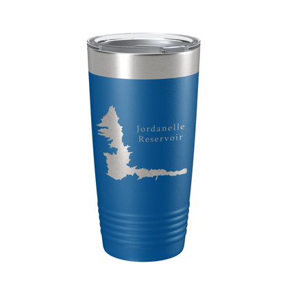 Jordanelle Reservoir Tumbler Lake Map Travel Mug Insulated Laser Engraved Coffee Cup Utah 20 oz-6