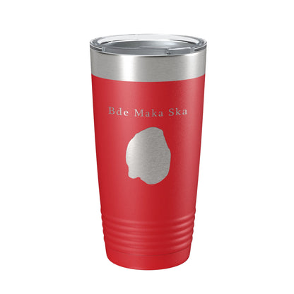 Bde Maka Ska Tumbler Lake Map Travel Mug Insulated Laser Engraved Coffee Cup Minnesota 20 oz-10