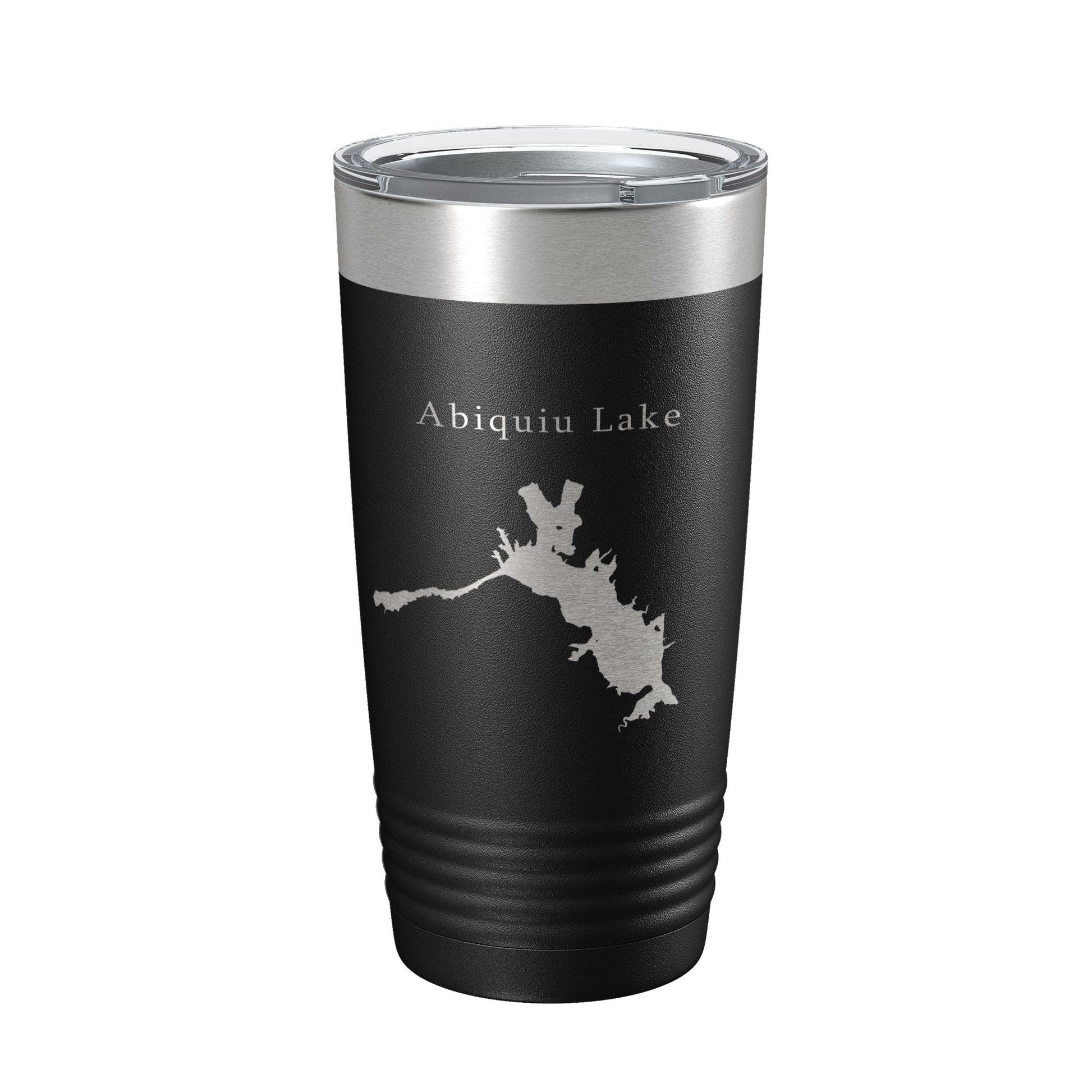 Abiquiu Lake Reservoir Map Tumbler Travel Mug Insulated Laser Engraved Coffee Cup New Mexico 20 oz-0