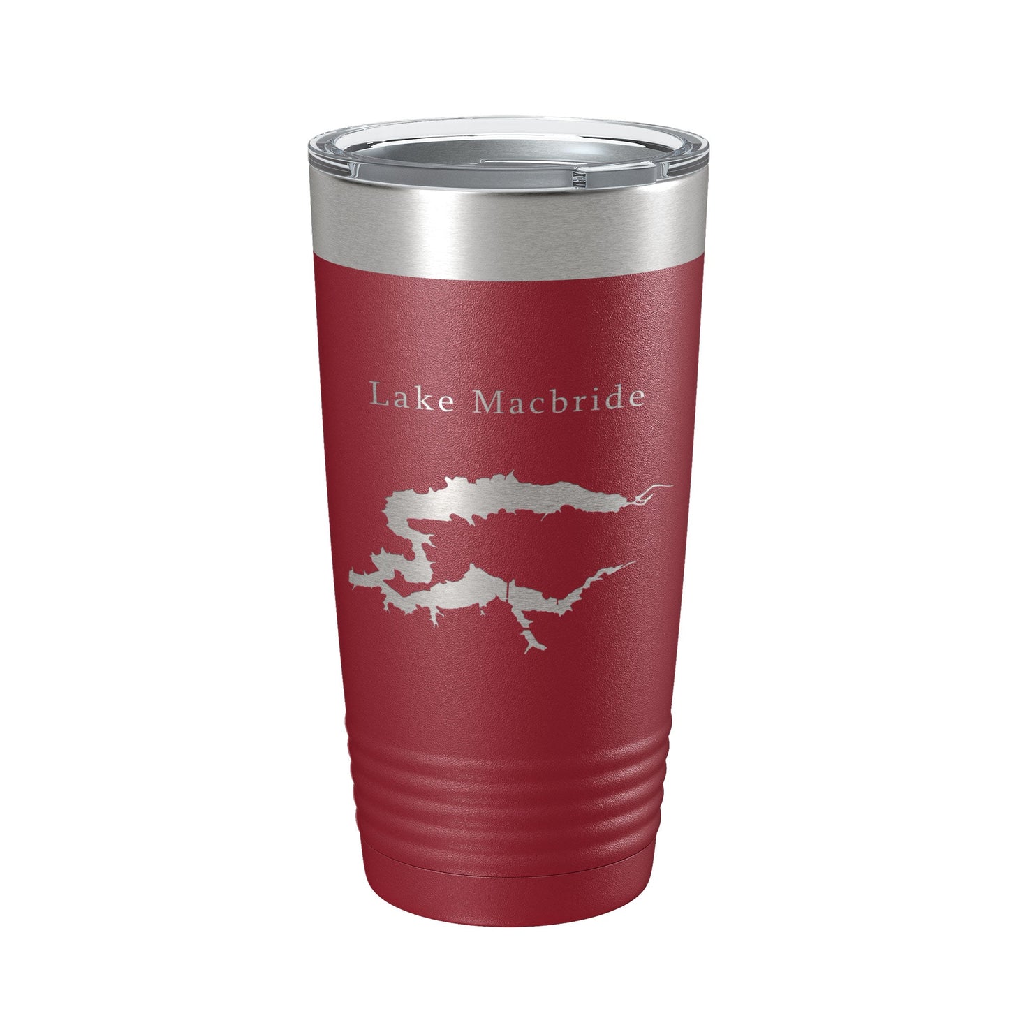 Lake Macbride Map Tumbler Travel Mug Insulated Laser Engraved Coffee Cup Iowa 20 oz-18