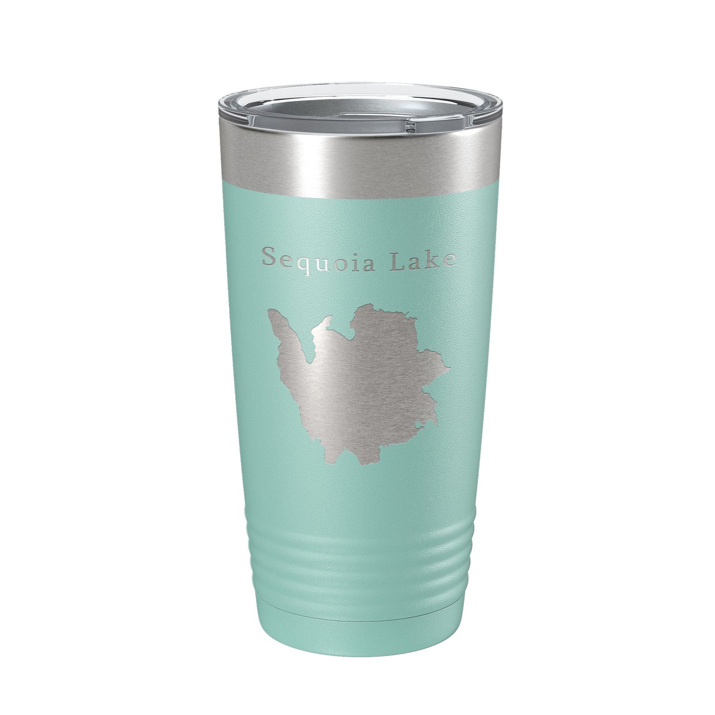 Sequoia Lake Map Tumbler Travel Mug Insulated Laser Engraved Coffee Cup California 20 oz-12