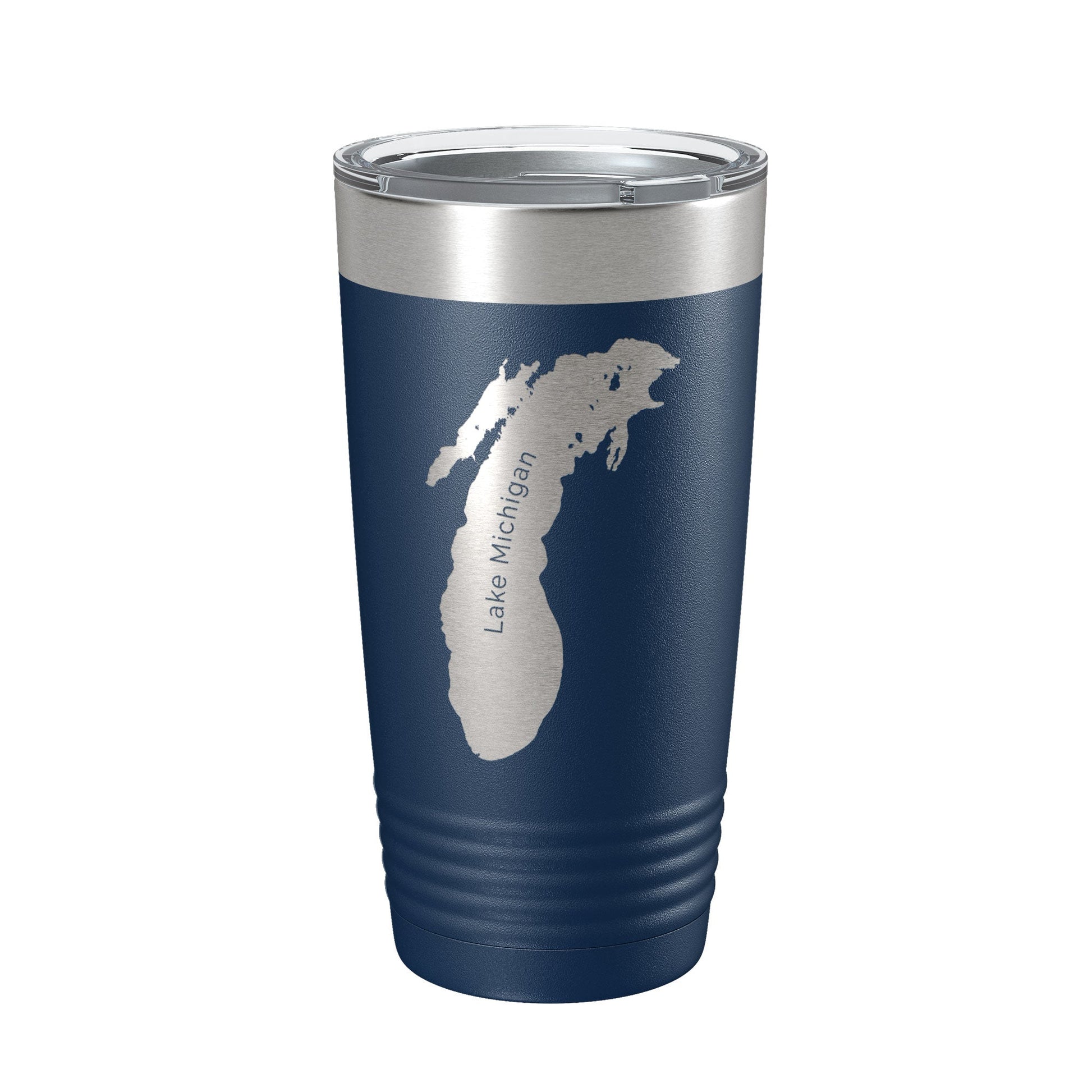 Lake Michigan Map Tumbler Travel Mug Insulated Laser Engraved Coffee Cup Illinois Wisconsin Indiana Michigan 20 oz-2