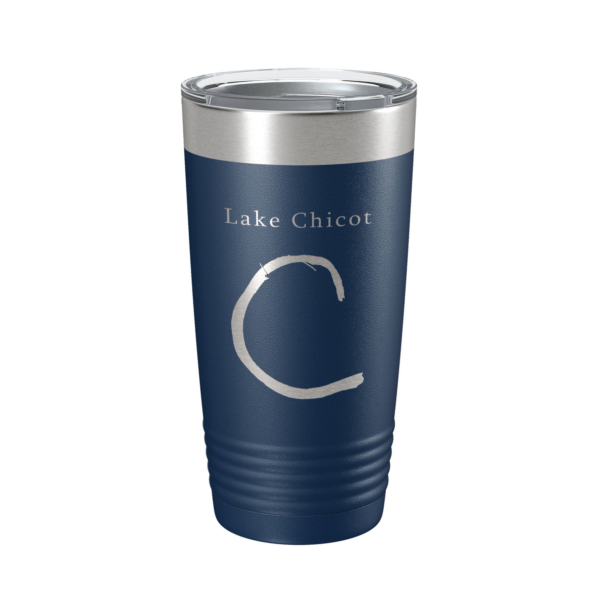 Lake Chicot Map Tumbler Travel Mug Insulated Laser Engraved Coffee Cup Arkansas 20 oz-2