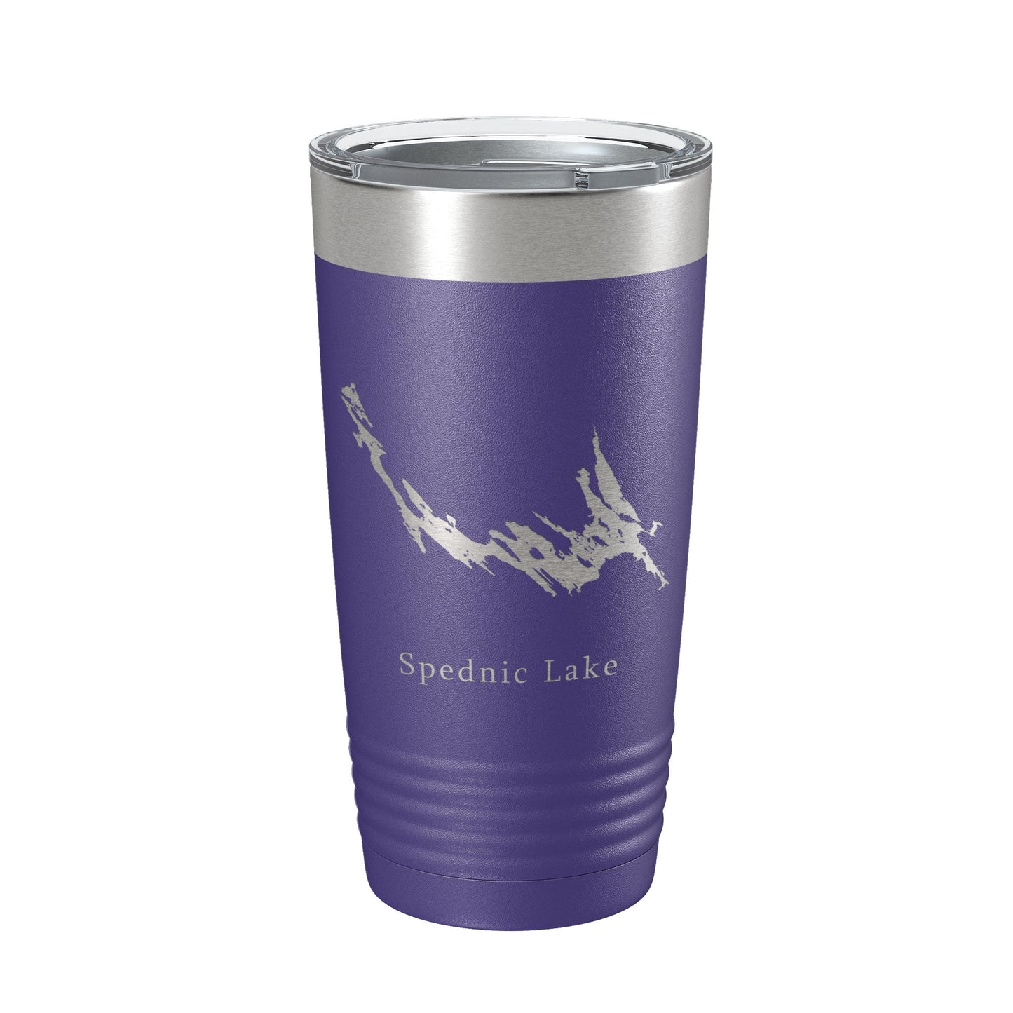 Spednic Lake Lac Map Tumbler Travel Mug Insulated Laser Engraved Coffee Cup Maine Canada 20 oz-15