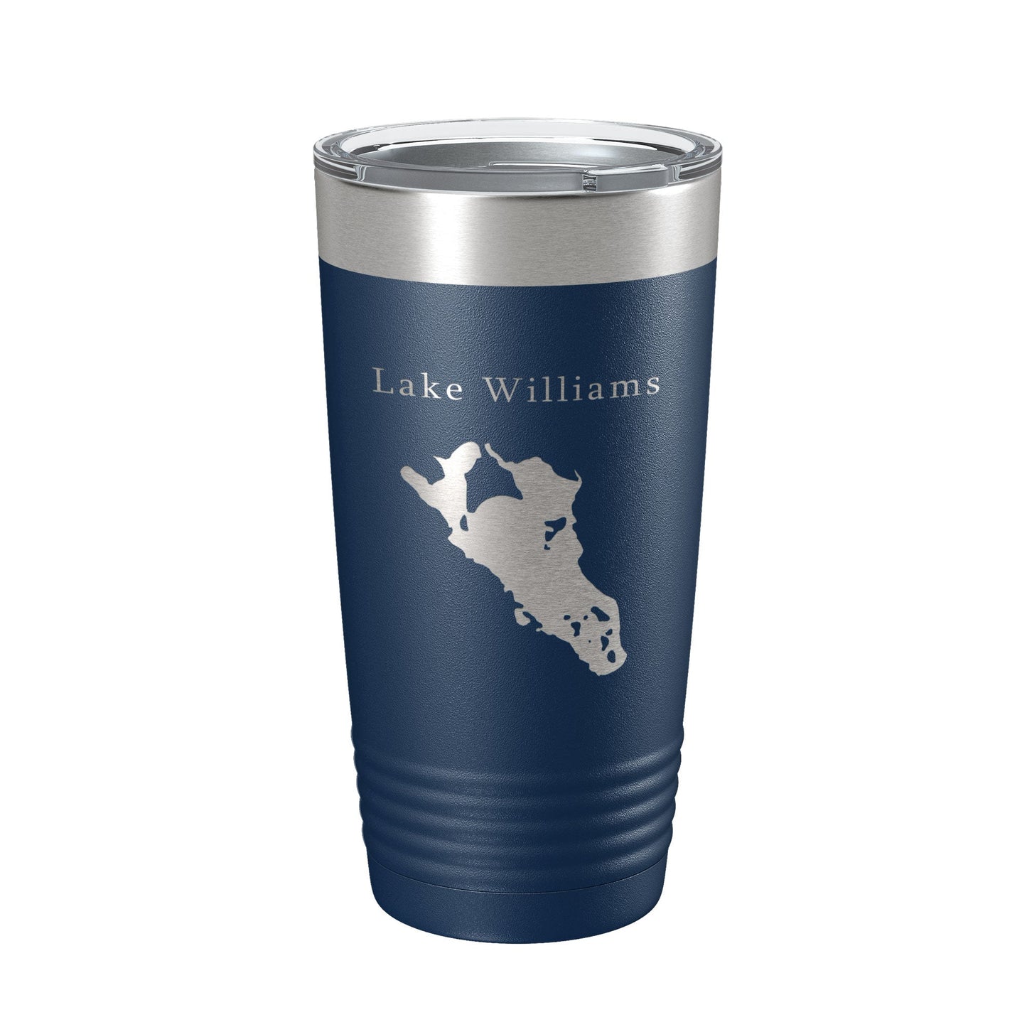 Lake Williams Map Tumbler Travel Mug Insulated Laser Engraved Coffee Cup Connecticut 20 oz-8
