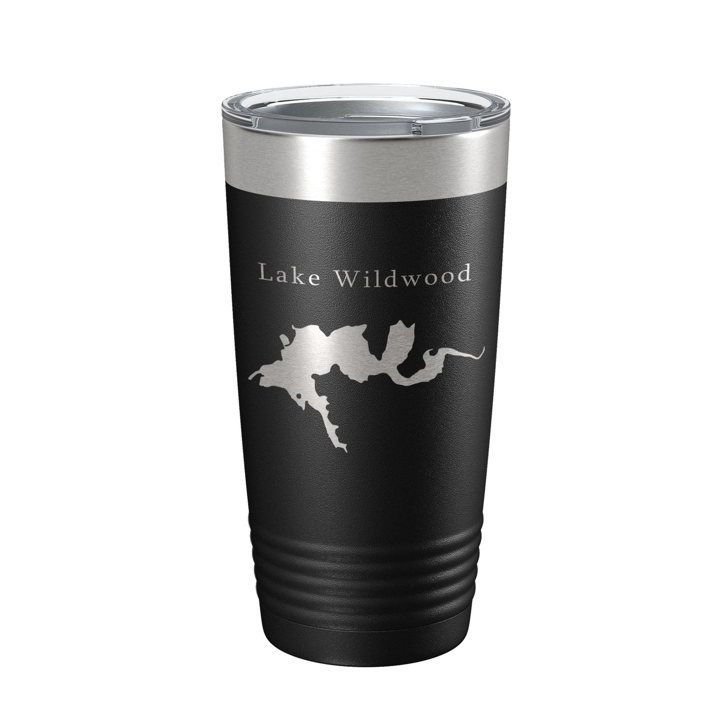 Lake Wildwood Map Tumbler Travel Mug Insulated Laser Engraved Coffee Cup California 20 oz-0