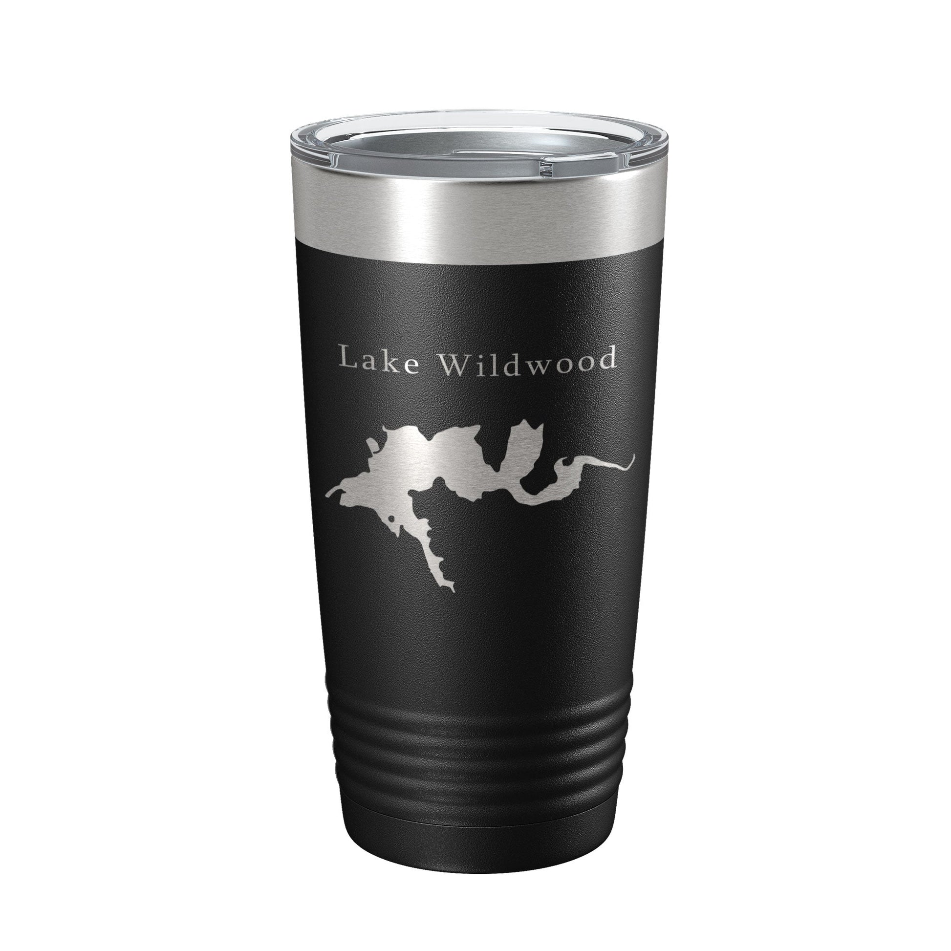 Lake Wildwood Map Tumbler Travel Mug Insulated Laser Engraved Coffee Cup California 20 oz-0