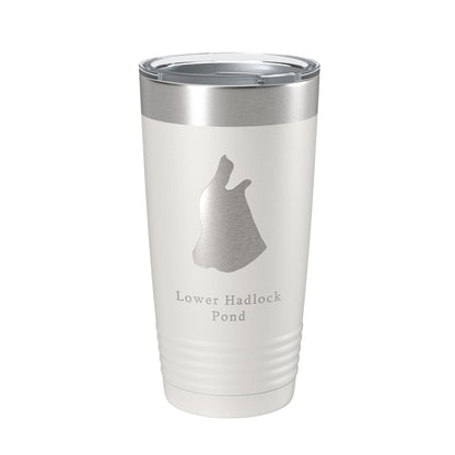 Lower Hadlock Pond Tumbler Lake Map Travel Mug Insulated Laser Engraved Coffee Cup Acadia Maine 20 oz-7