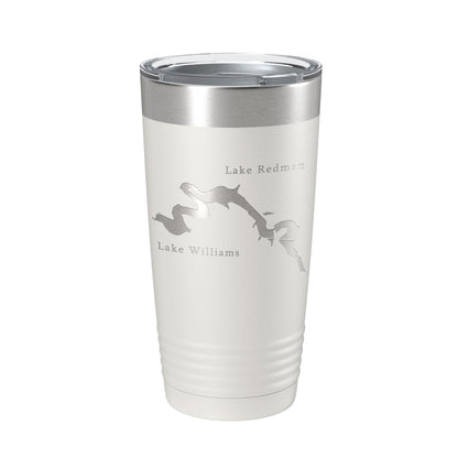 Lakes Redman & Williams Map Tumbler Travel Mug Insulated Laser Engraved Coffee Cup Pennsylvania 20 oz-1