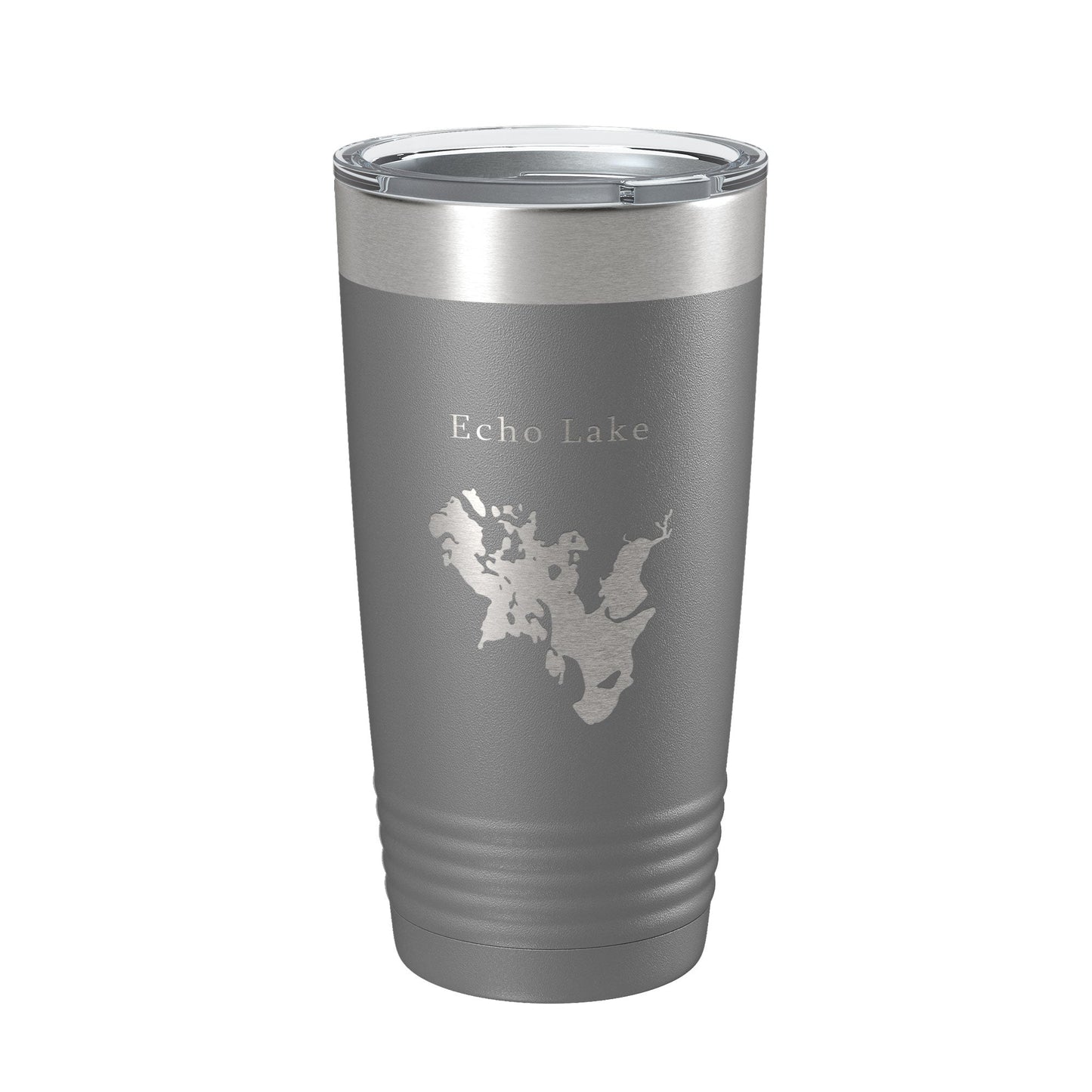 Echo Lake Map Tumbler Travel Mug Insulated Laser Engraved Coffee Cup Montana 20 oz-16