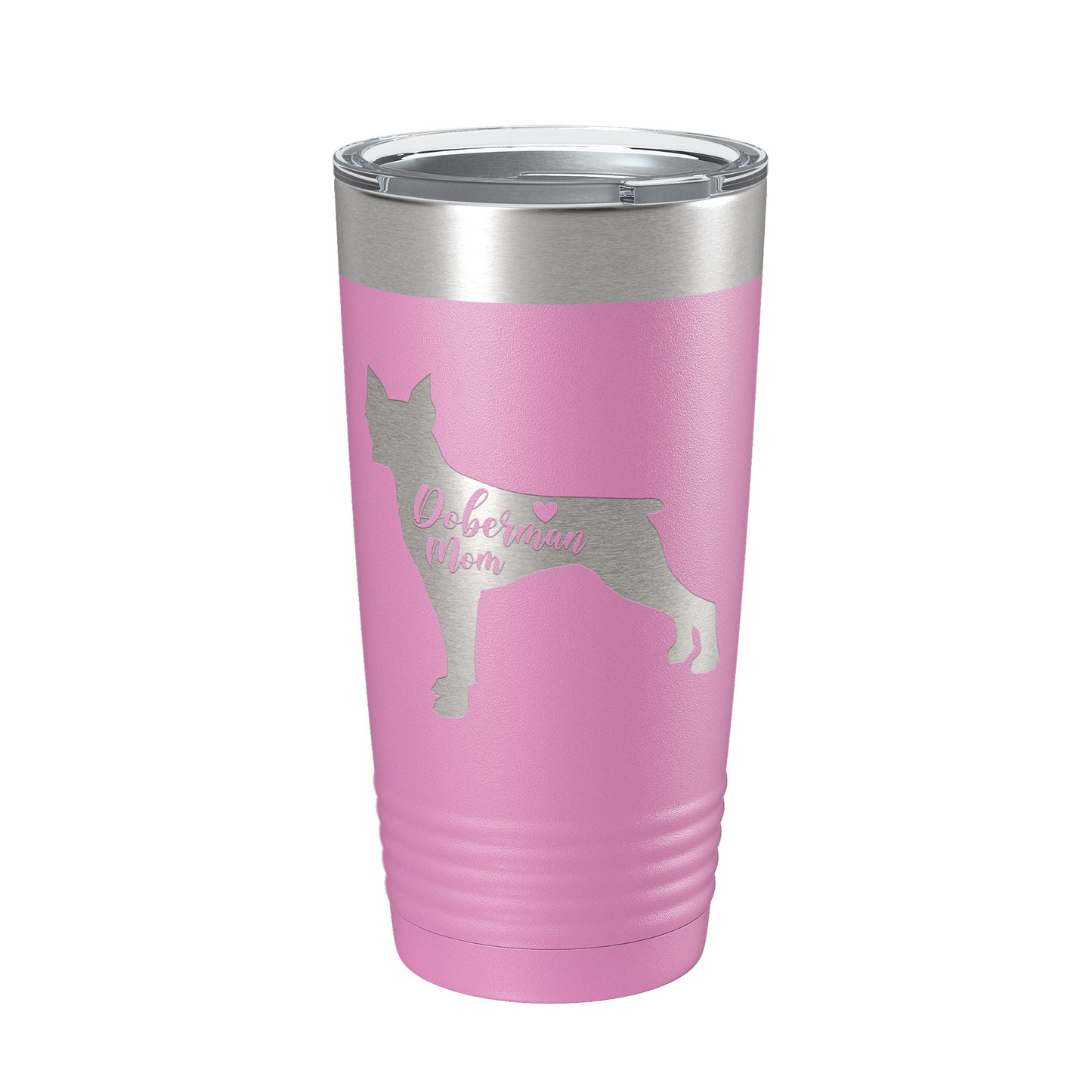 Doberman Mom Tumbler Dog Travel Mug Gift Insulated Laser Engraved Coffee Cup Dobe Dobie 20 oz-14