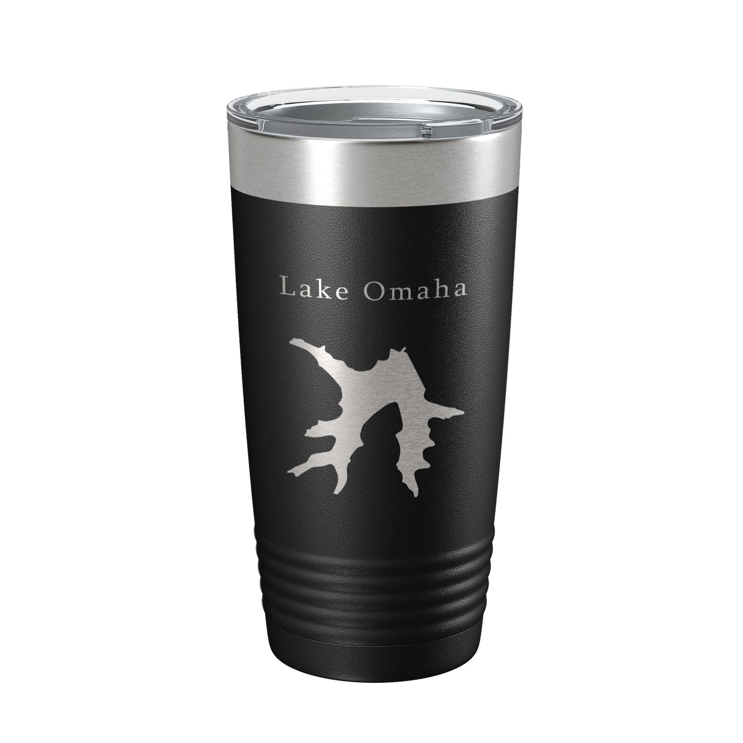 Lake Omaha Map Tumbler Travel Mug Insulated Laser Engraved Coffee Cup Arkansas 20 oz-0